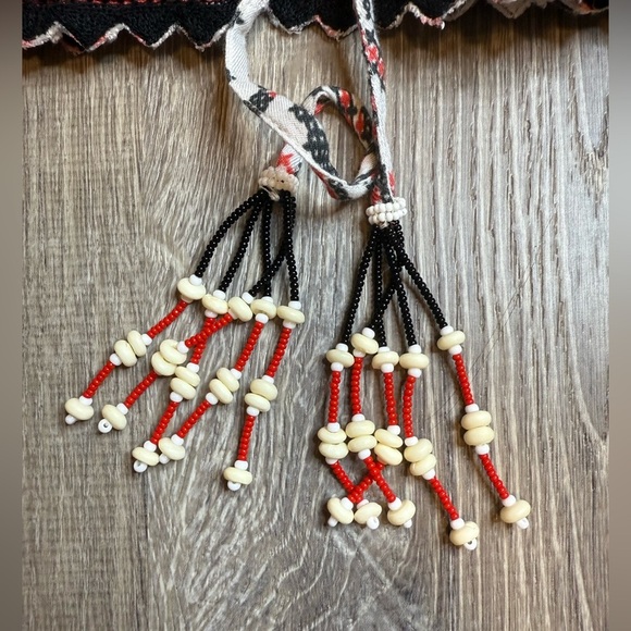 Rococo Sand Bedeck Mini Skirt In Red Black White Print XS - Picture 5 of 13